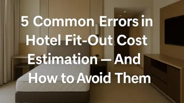 5 Common Errors in Hotel Fit-Out Cost Estimation — And How to Avoid Them